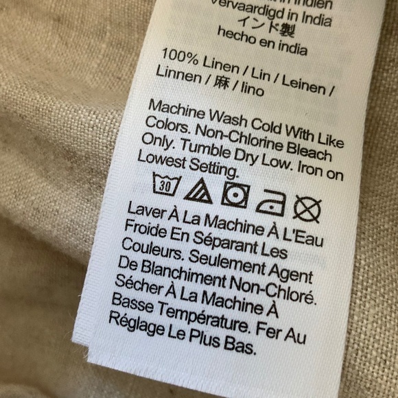 J Crew Flax Linen Soleil Pants Elastic Drawstring Waist SZ XS - Picture 9 of 13